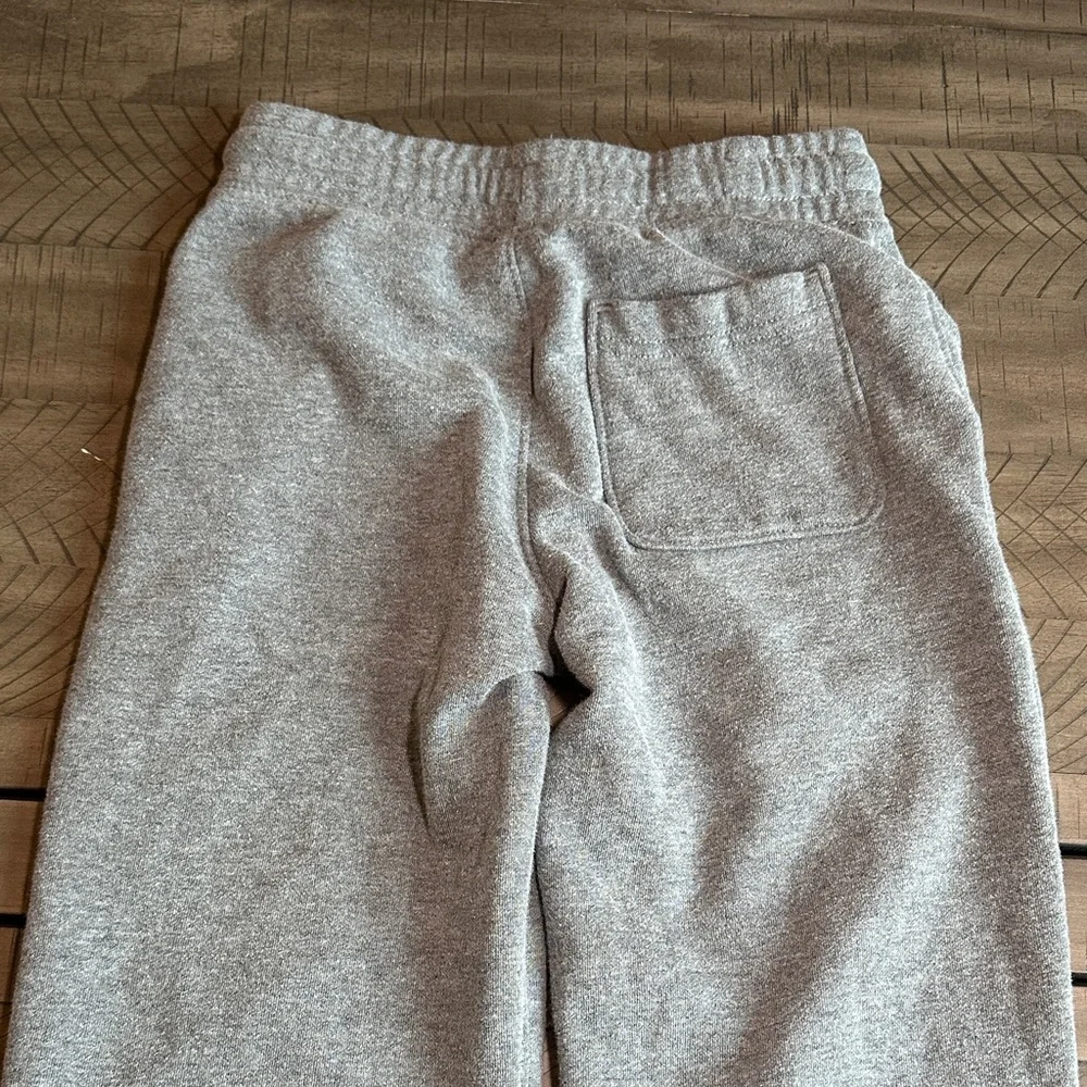 Old Navy Light Heather Gray Kids Drawstring Sweatpants straight leg